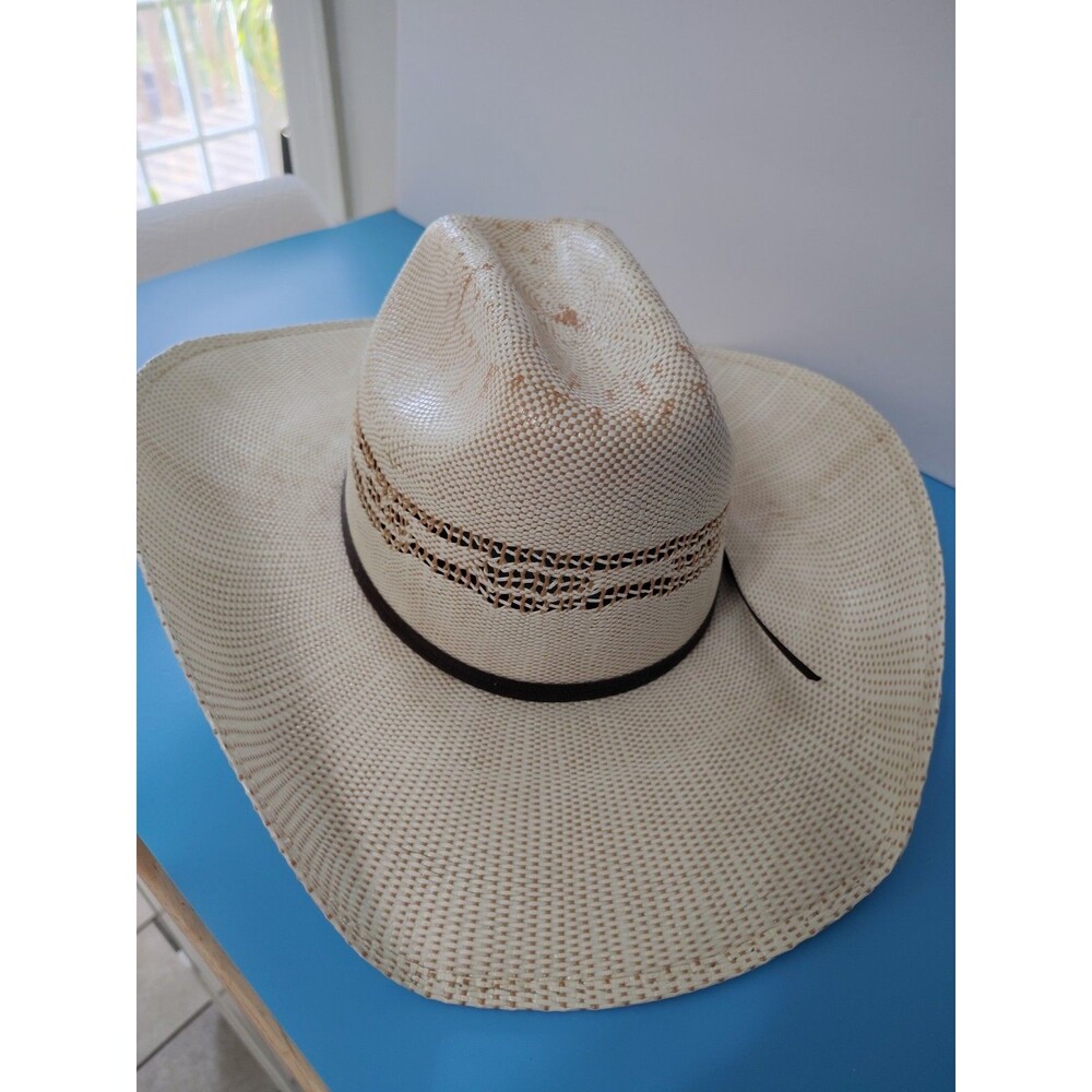 Twister 184147 Kids Boys Bangora Straw Cowboy Hat Natural Size X-Large